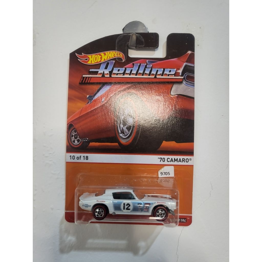 Hotwheels Redline Card 70 Camaro