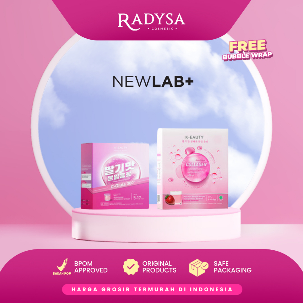 RADYSA - KEAUTY Powder Drink With Collagen C - Gluta 300 & incnamide X Blackpink & K-Eauty Fiber 20B