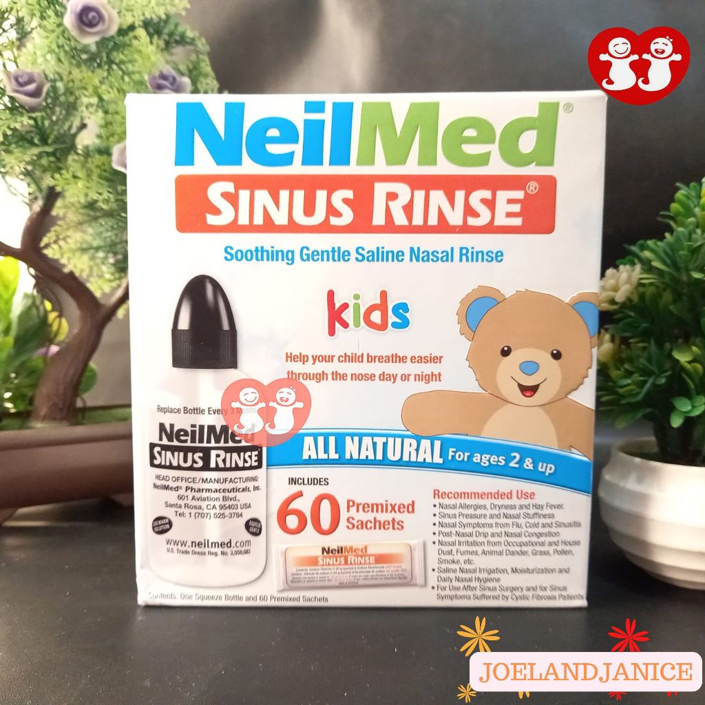 Neilmed Sinus Rinse Kids - Bottle + 60 Sachets /Neilmed Sinus Rinse Kids - Bottle + 30 Sachets/ Cuci