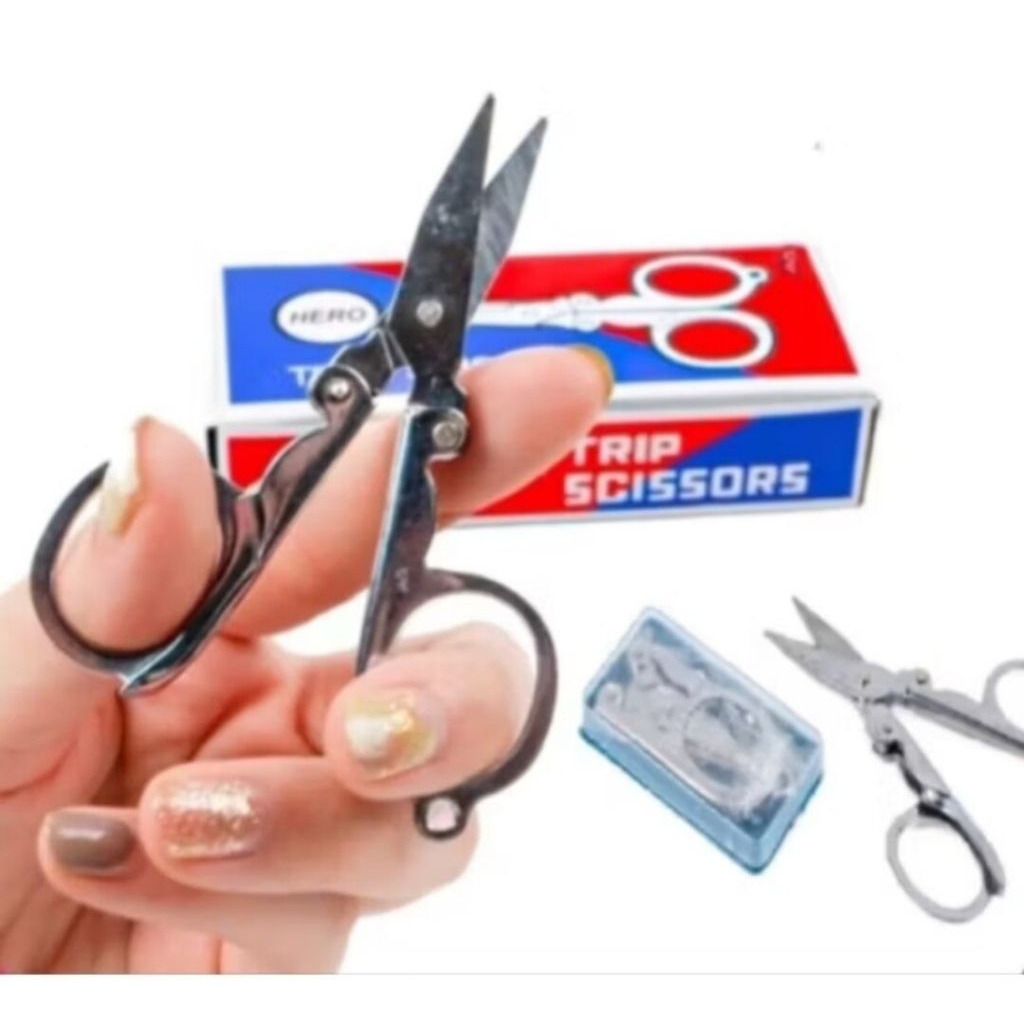 

gunting scissors lipat kecil stainless steel