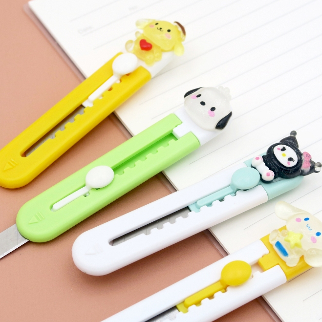 

[48 PCS] Grosir Cutter 10CM Mini Sanrio Lucu | Cuter Mini Cutter | Alat Tulis Cutter Sanrio