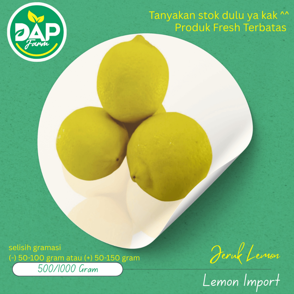 

Lemon Import/ DAP Farm/ Buah Segar Jakarta