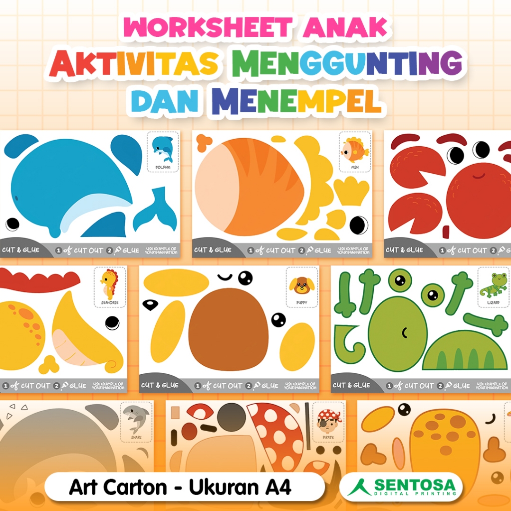 

WORKSHEET ANAK AKTIVITAS MENGGUNTING DAN MENEMPEL