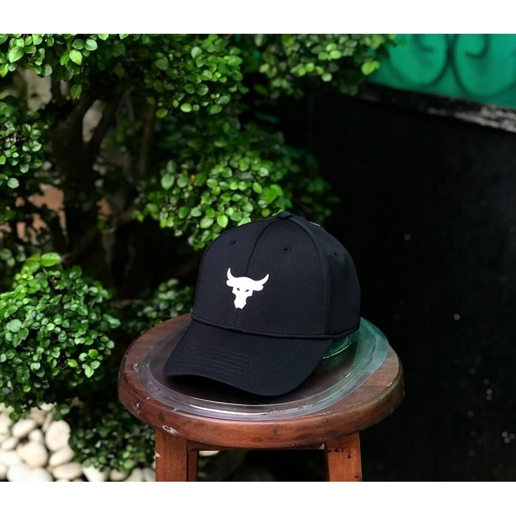 Under Armour The Rock Project Cap Black BNWT ORIGINAL BARANG RESMI STORE