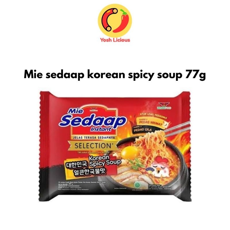 

Mie sedaap korean spicy soup 77g
