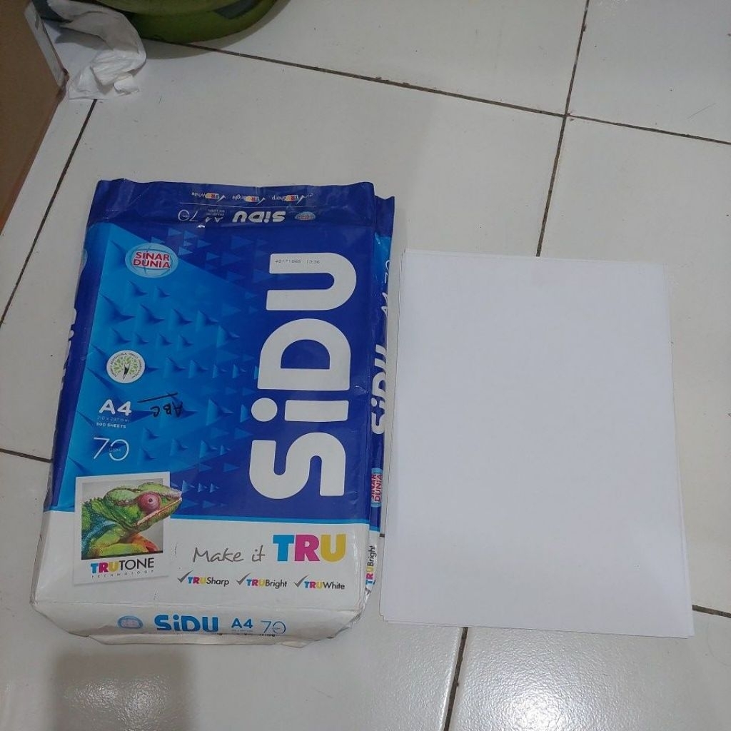 

Kertas HVS A4 ( 210 X 297MM )
