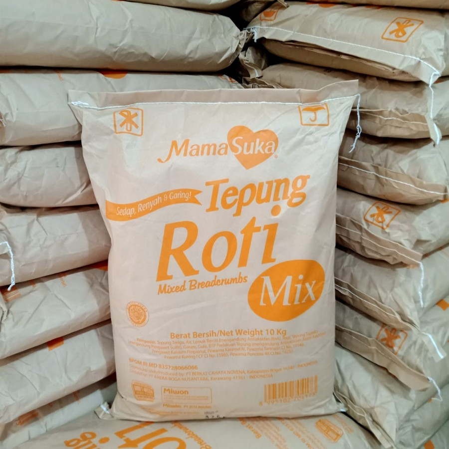 

Mamasuka Mixed Breadcrumbs 10 Kg - Mamasuka Tepung roti Mix 10 Kg