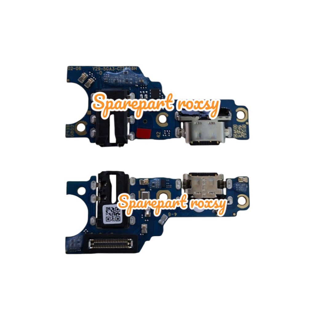 FLEXIBEL CHARGER VIVO Y19S 2024 Y29 5G PAPAN CAS FULLSET IC ORI