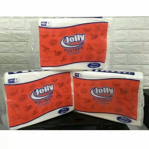 Tissue jolly kuliner napkin 240sheets/pack