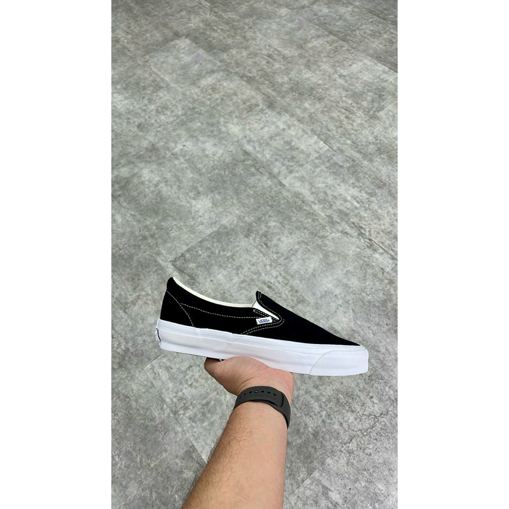 Vans Slip On Reissue 98 Black White 100% Original Resmi Store