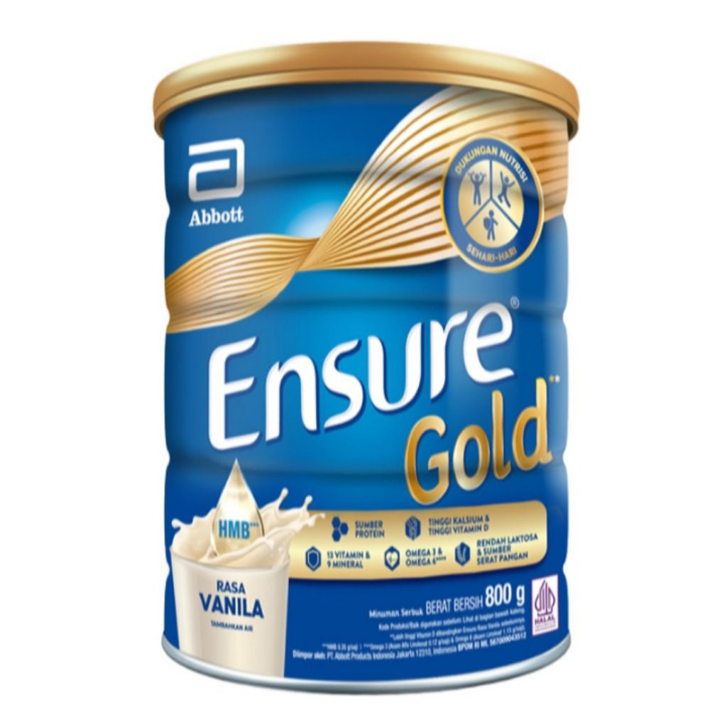 

ENSURE GOLD SUSU BUBUK NUTRISI DEWASA VANILA 800GR