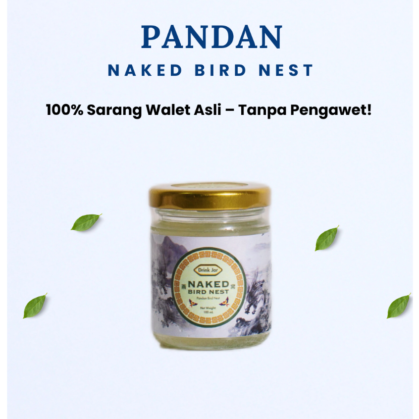 

Pandan Bird’s Nest – Sarang Burung Walet Asli dengan Pandan – Minuman Sehat Tanpa Pengawet (80% birdnest)