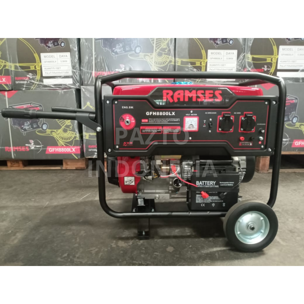 Ramses Genset 5000 watt GFH 8800LX 1 PHASE ORIGINAL