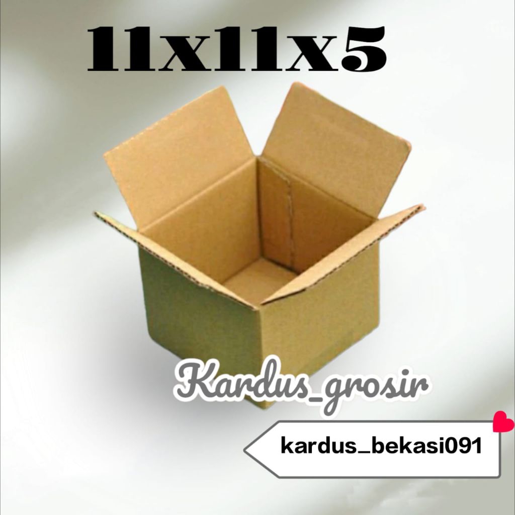 

kardus box 11x11x5