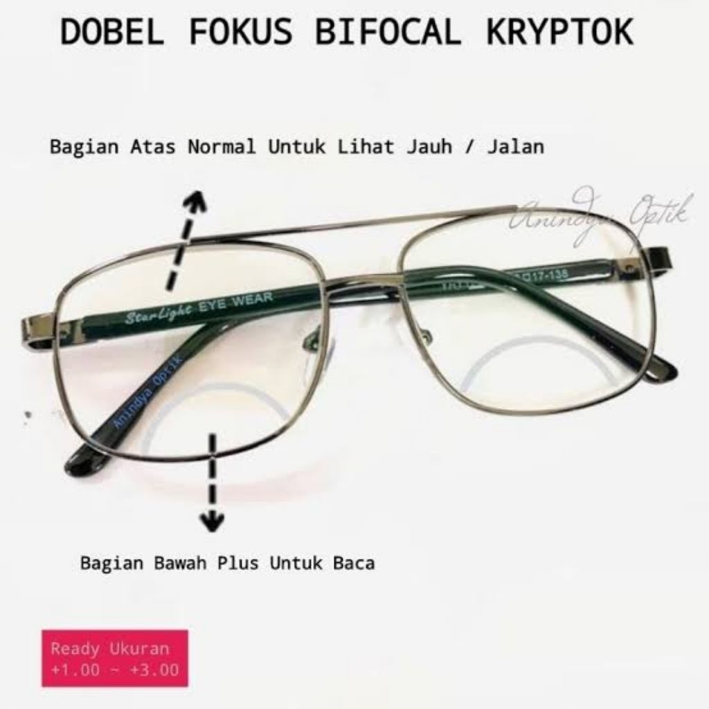 Lensa Bifocal Kryptok