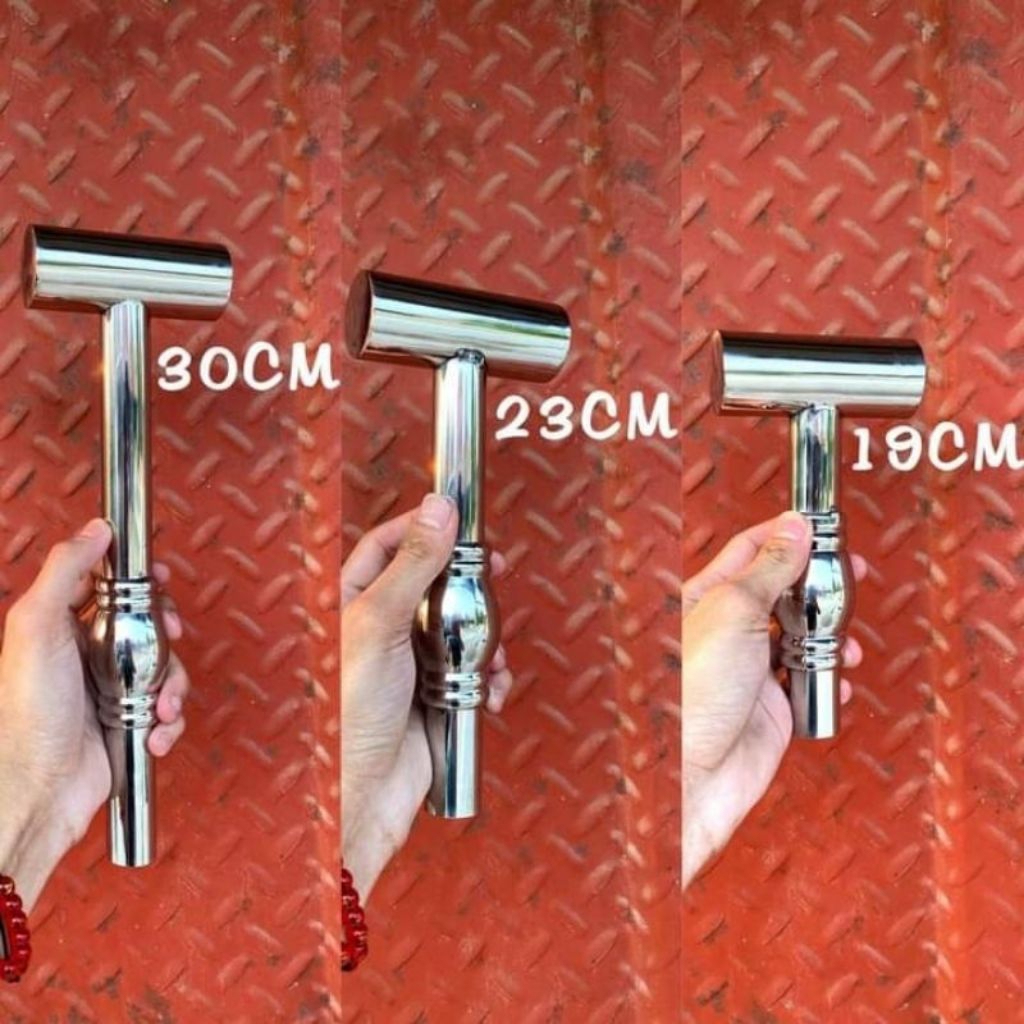 tongkat persneling/ shift knob/ variasi mobil/ stenless stell polos/ tuas gigi/ knob handle