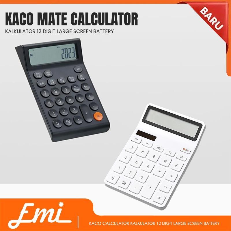 

Kaco Lemo Desk Electronic Calculator Kalkulator 12 Digit Large Screen