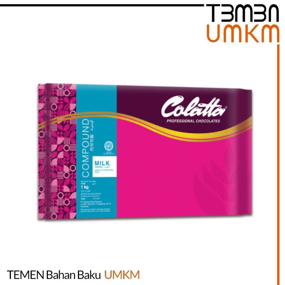 

Colatta Professional Chocolates Milk Compound 1 Kg - 5 Kg Cokleat Susu untuk Kreasi Baking