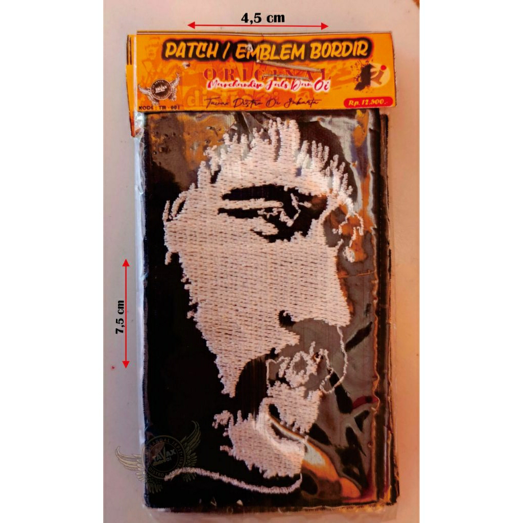 PATCH emblem bordir BONGKAR AKSESORIS IWAN FALS dan Oi "Fals03"