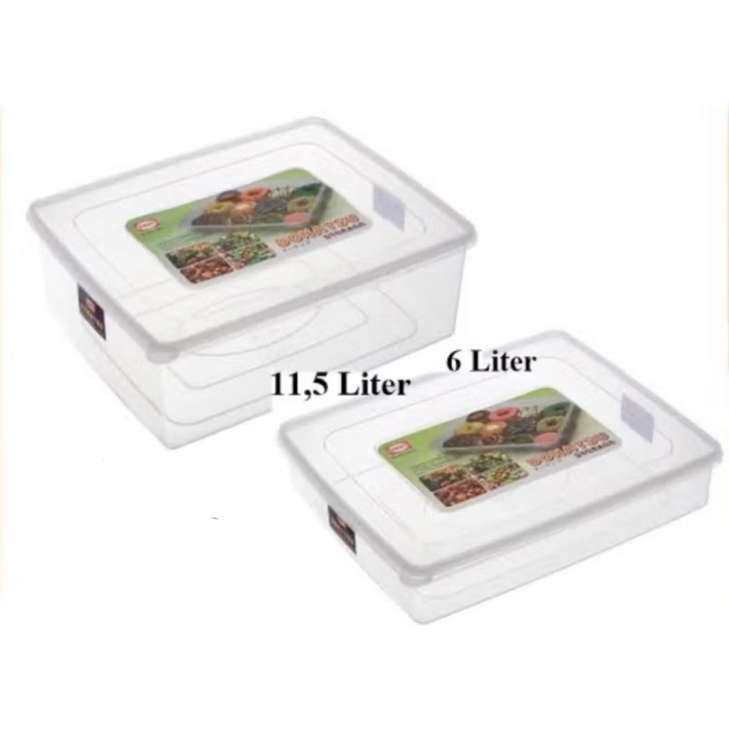 Kotak / Wadah / Box Makanan Kue Donat Shinpo