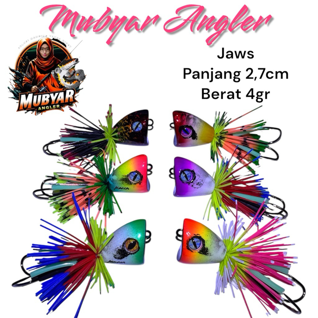 Jaws Frog 2,7cm Kana Lure Casting Ikan Gabus Umpan Memancing Ikan Gabus.