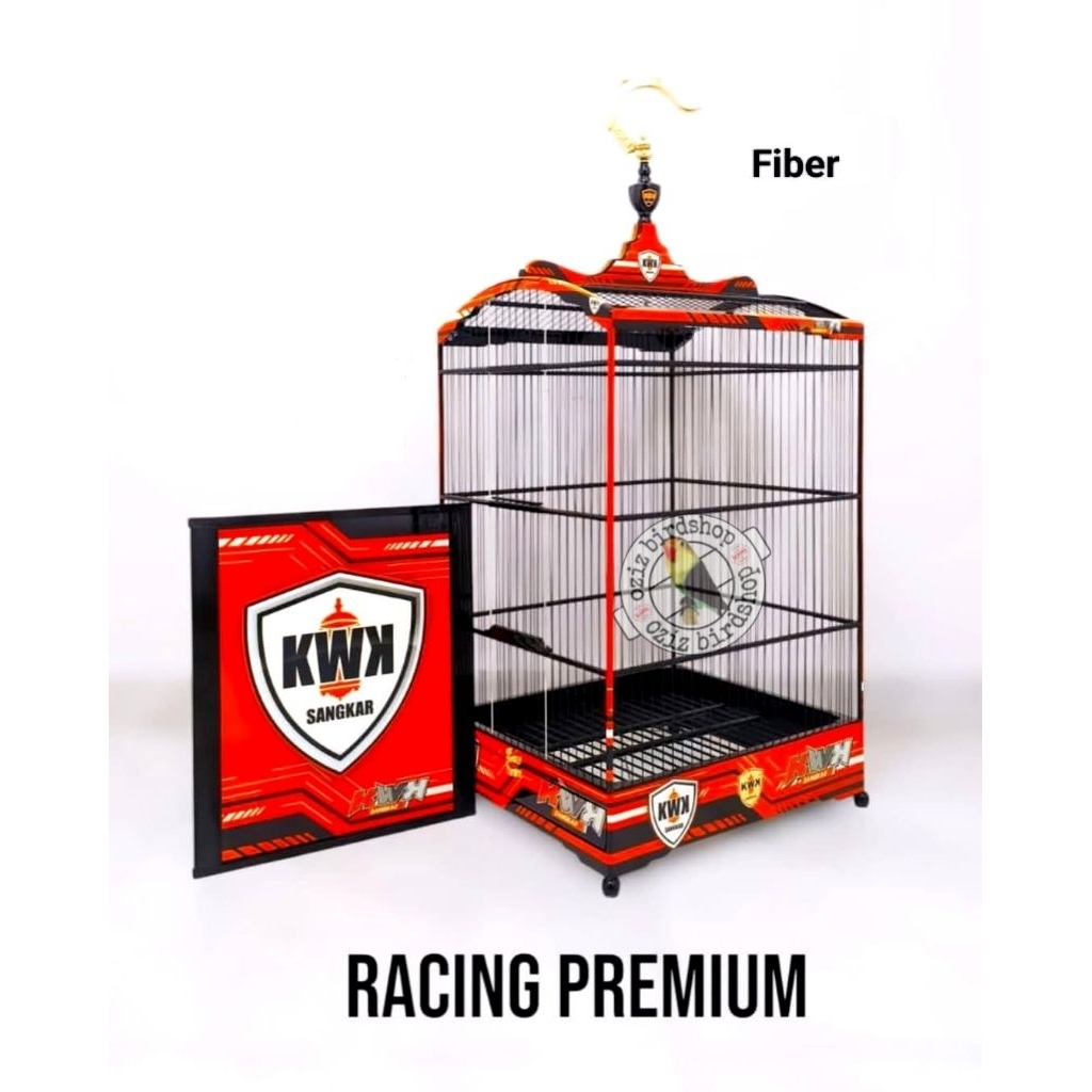 kandang sangkar kwk decal racing premium no 2  Ruji fiber