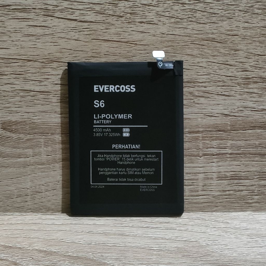 Baterai Batre Compatible for Evercoss Cross S6 Tera S6TERA Original Battery Batrai Hp