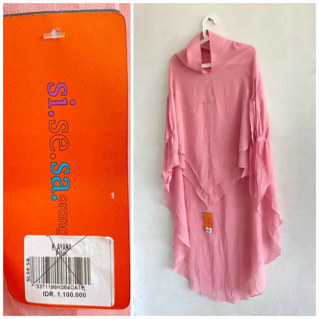 sisesa khimar dusty pink