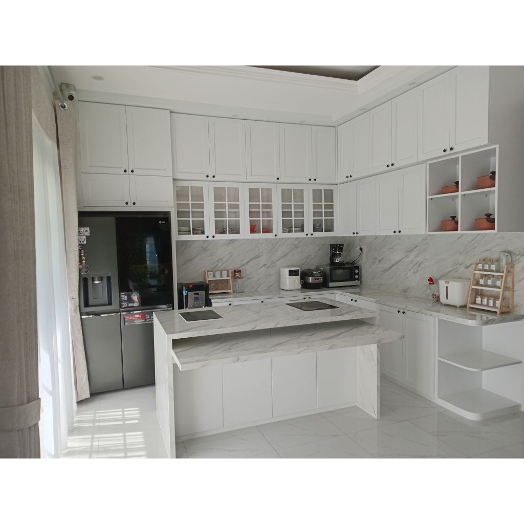 Kitchen Set Dapur Modern Kitchen Set Finishing HPL | Furniture Custome | Furniture Dapur