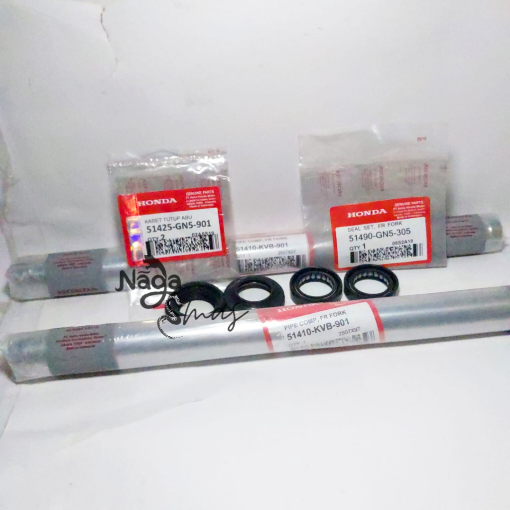 As Shock As Sok Depan Motor Vario Karbu Beat Karbu KVB Vario 110 + seal abu debu honda + seal shock