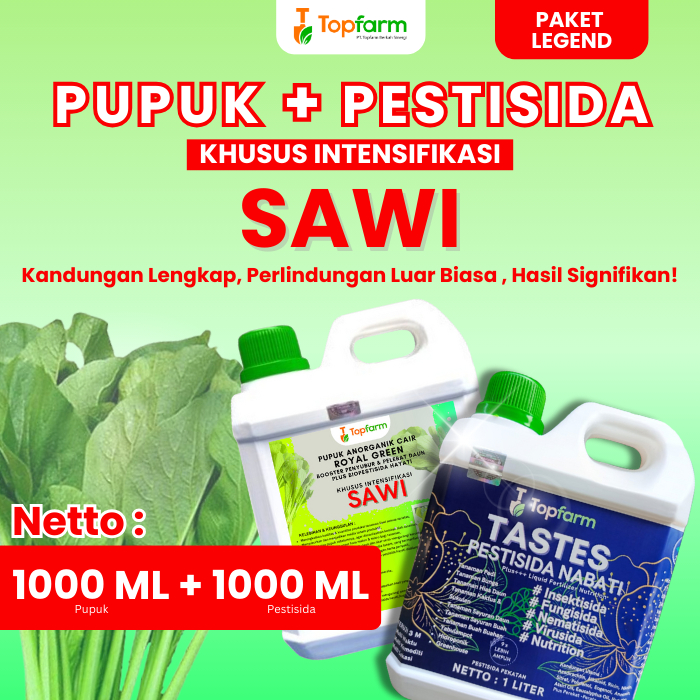 Pupuk Topfarm / Pupuk Daun Sawi Terbaik / Pupuk Sayuran Daun Sawi / Obat Daun Sawi / Obat Hama Daun 