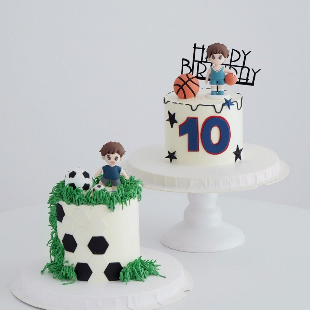 

Topper Kue Bola/SepakBola/Basket/Hiasan Kue Ulang Tahun Anak Laki-laki/Cake Topper Boy