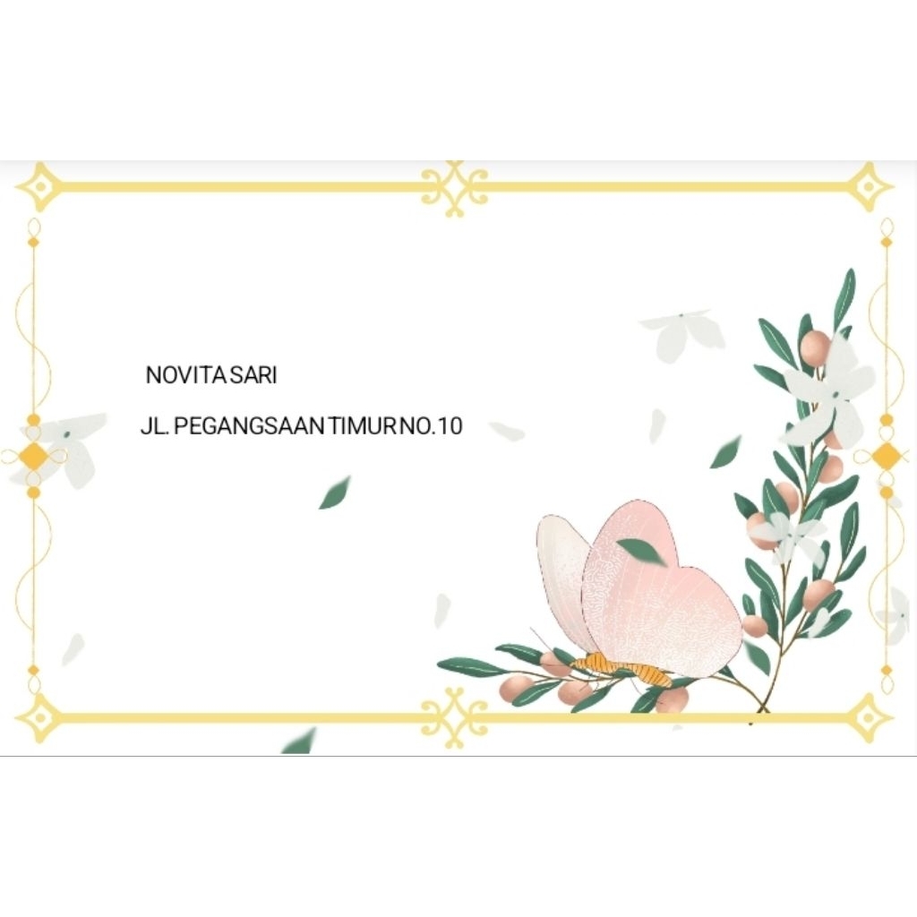 

Amplop Kondangan Custom Nama