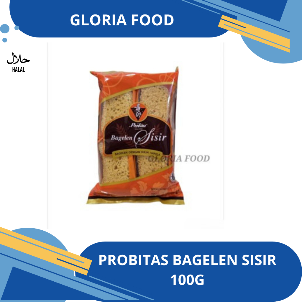 

PROBITAS BAGELEN / BISKUIT SISIR KERING ( PS 42 ) - 100 gram
