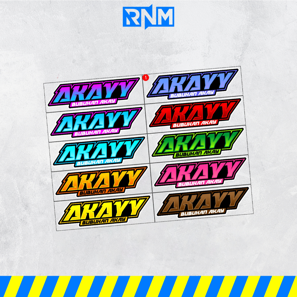 

Sticker pack akayy | bubuhan akay isi 10 pcs