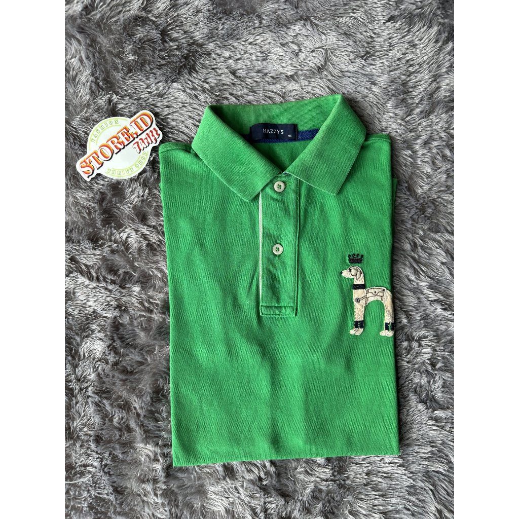 Polo shirt Hazzys Hijau Big Logo