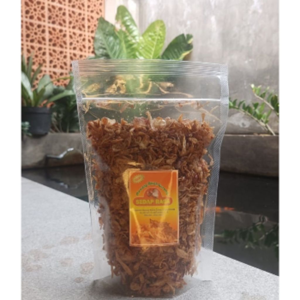 

Bawang Goreng Sedap Rasa Asli Nganjuk Kemasan 200 gram