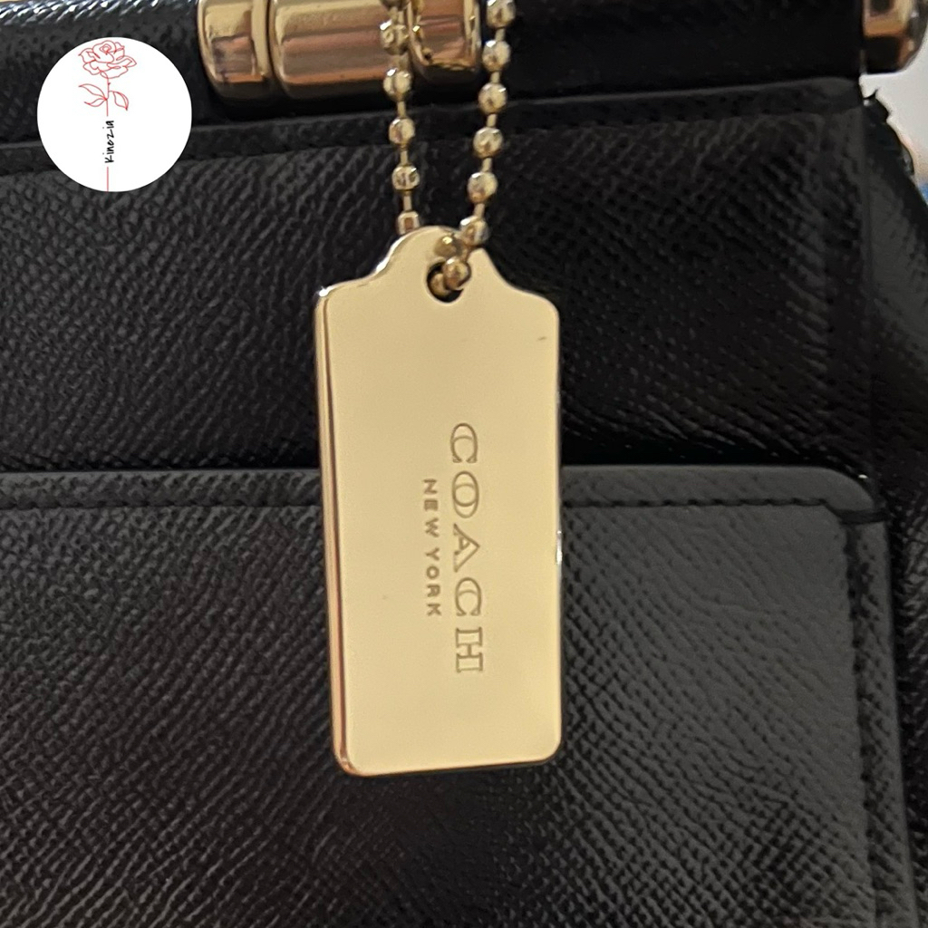 Authentic Coach Plat Gold Hang Tag