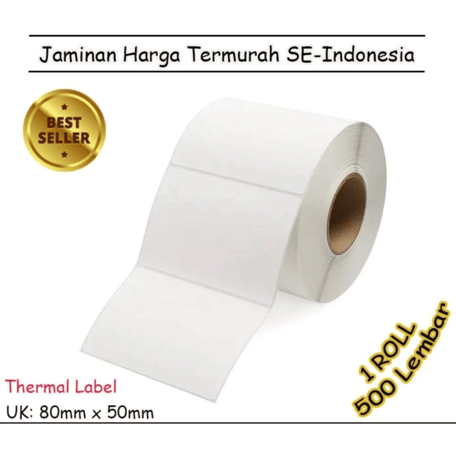 

Stiker Label Barcode Thermal [80 x 50] Label Barcode Olshop Label Pengiriman 80x50 mm Isi 500 Pcs / Sticker Thermal 80mm