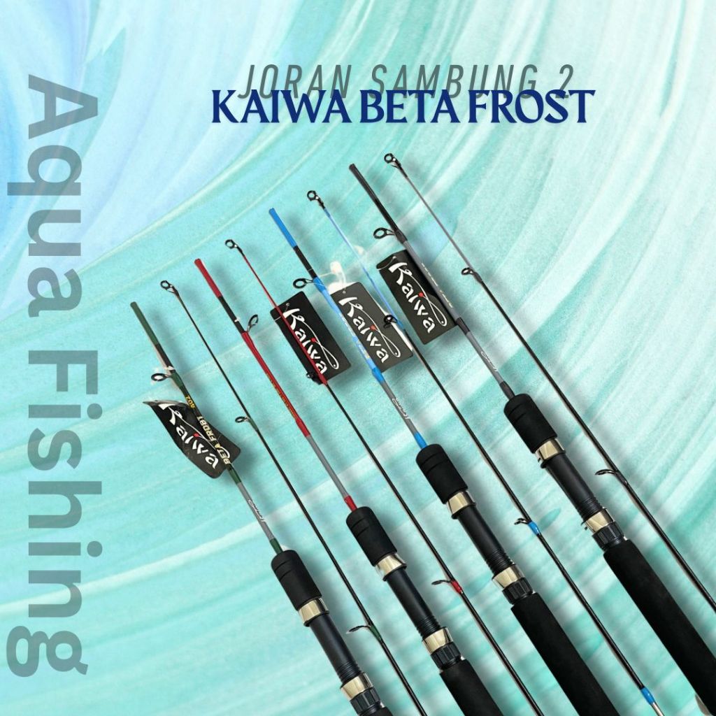 Joran Pancing Sambung Dua Lentur Kaiwa Beta Frost Solid Fiber
