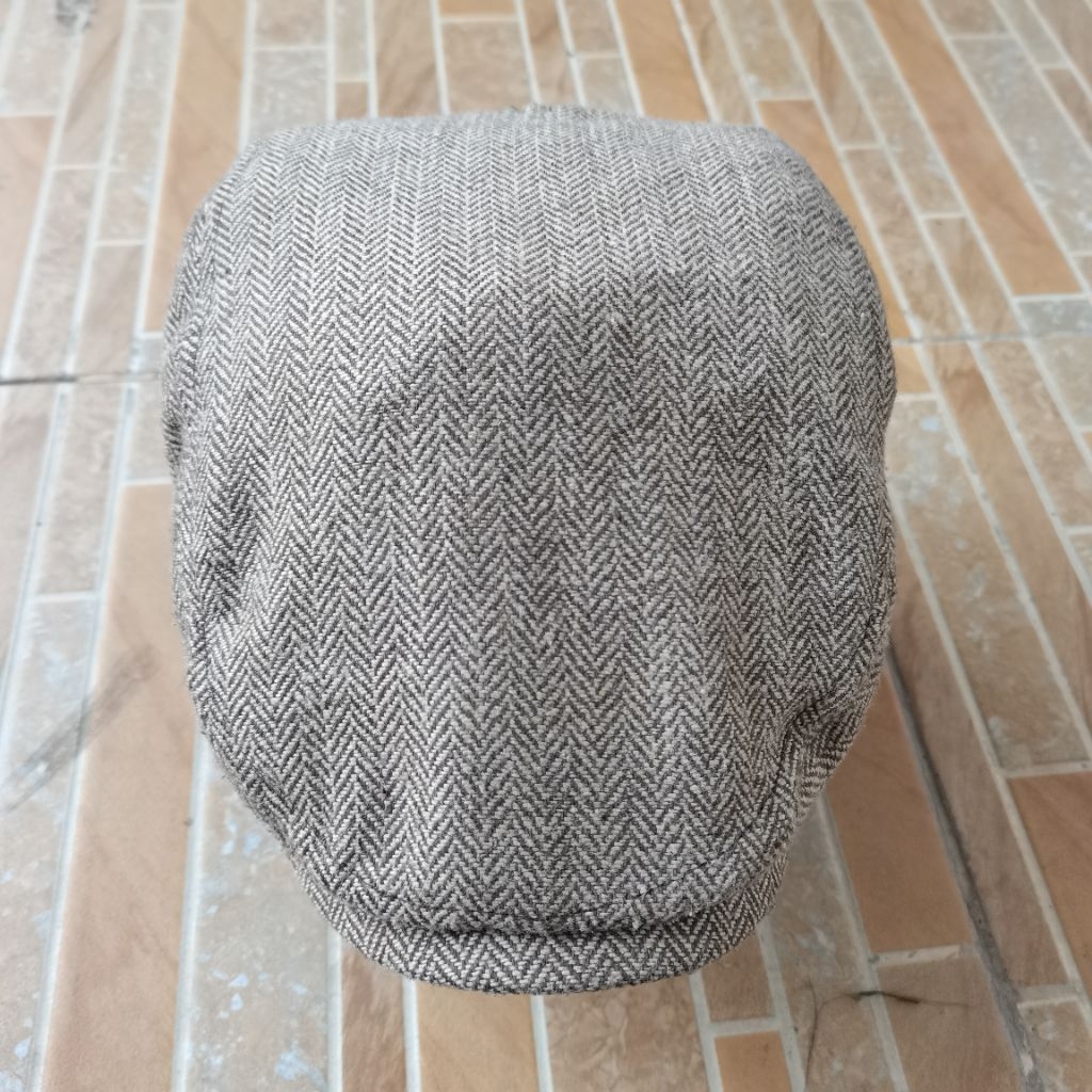 758.TOPI COPET BAHAN WOOL RAJUT  WARNA BROWN  PRELOVED