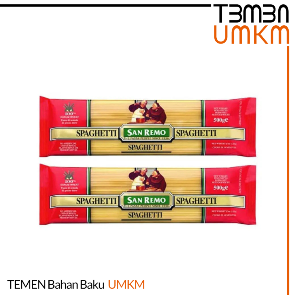 

San Remo Spaghetti 500g – Pasta Durum Wheat Premium