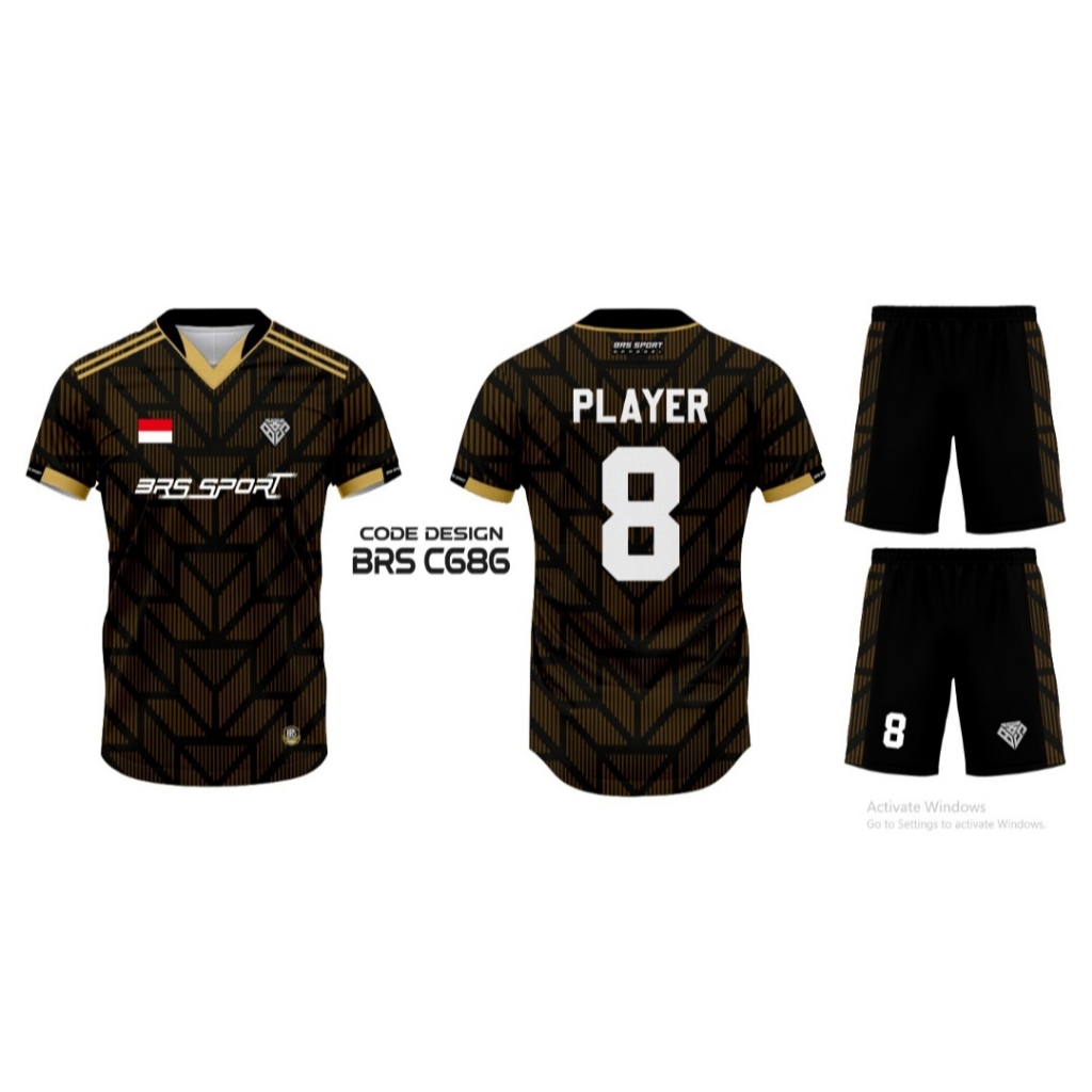 JERSEY SERAGAM STELAN TIM FUTSAL SEPAK BOLA DRY FIT PREMIUM MOTIF FULL PRINTING BEBAS CUSTOM GRATIS 