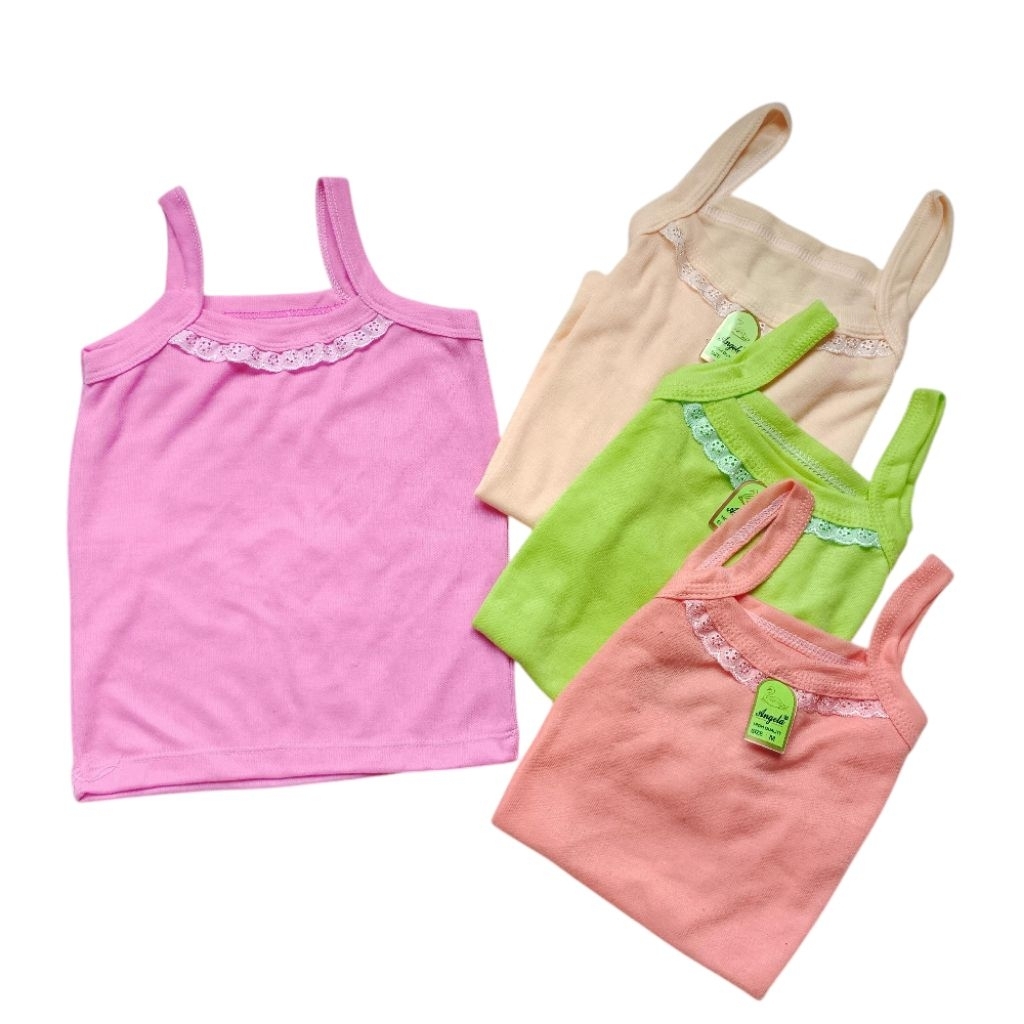 3 PCS KAOS DALAM ELITE RENDA WARNA PEREMPUAN