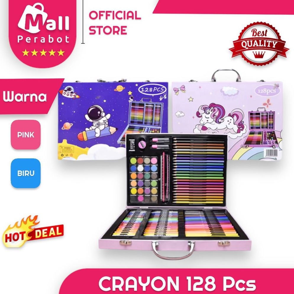 

KODE B14Z Mall Perabot AFFKH Crayon Warna Anak Set 28 15 128 133 Pcs Art Full Set Krayon Mewarnai Anak Pensil Warna Perlengkapan Mewarnai Lukis