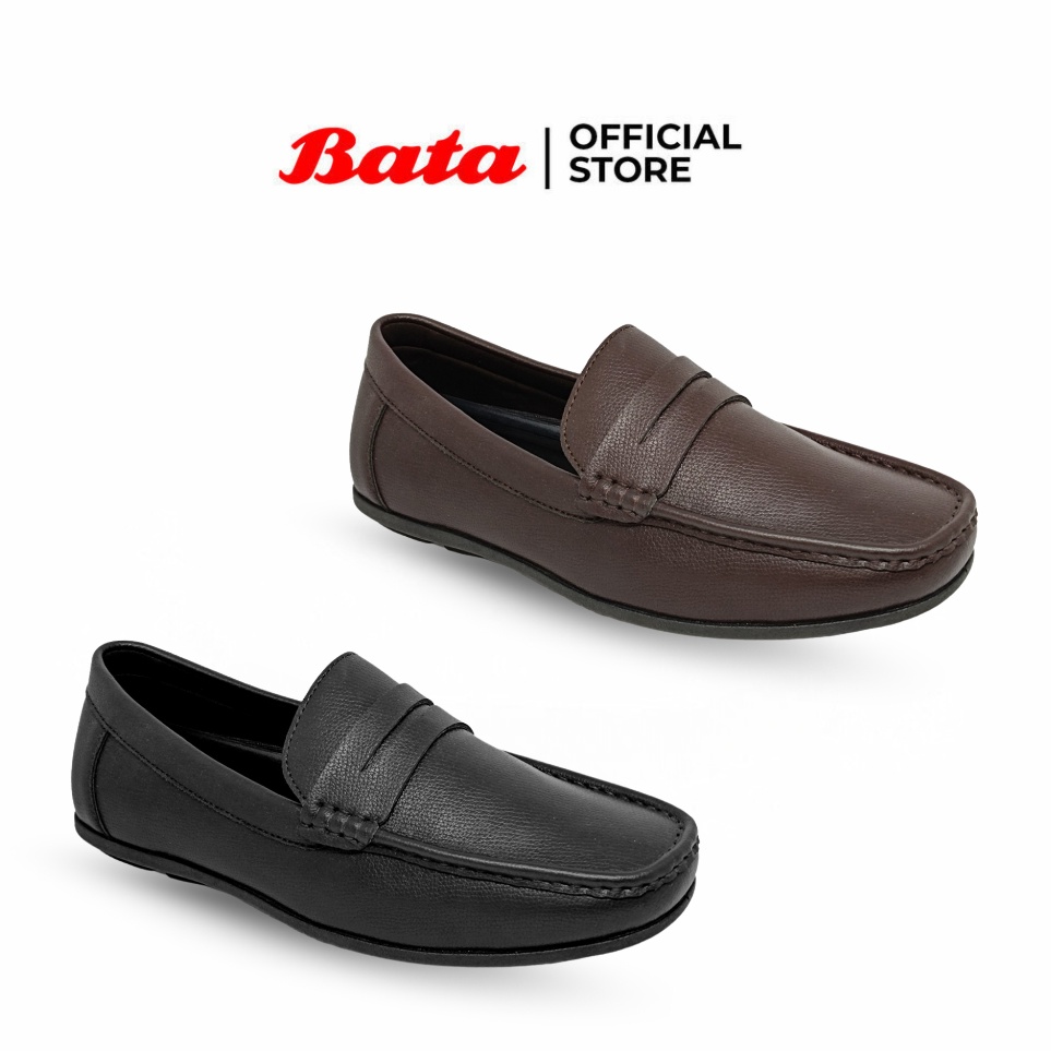 BATA  BIAN Anti Bacterial Sepatu Moccasin Pria KODE Z4E1