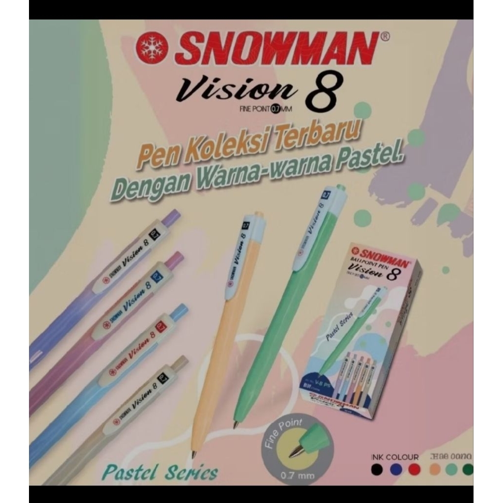 

'Arma' pulpen/bolpoint snowman v8