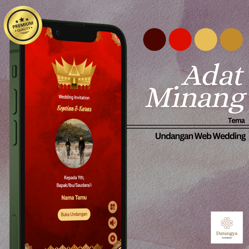 Undangan Digital Website Wedding - Adat Minang