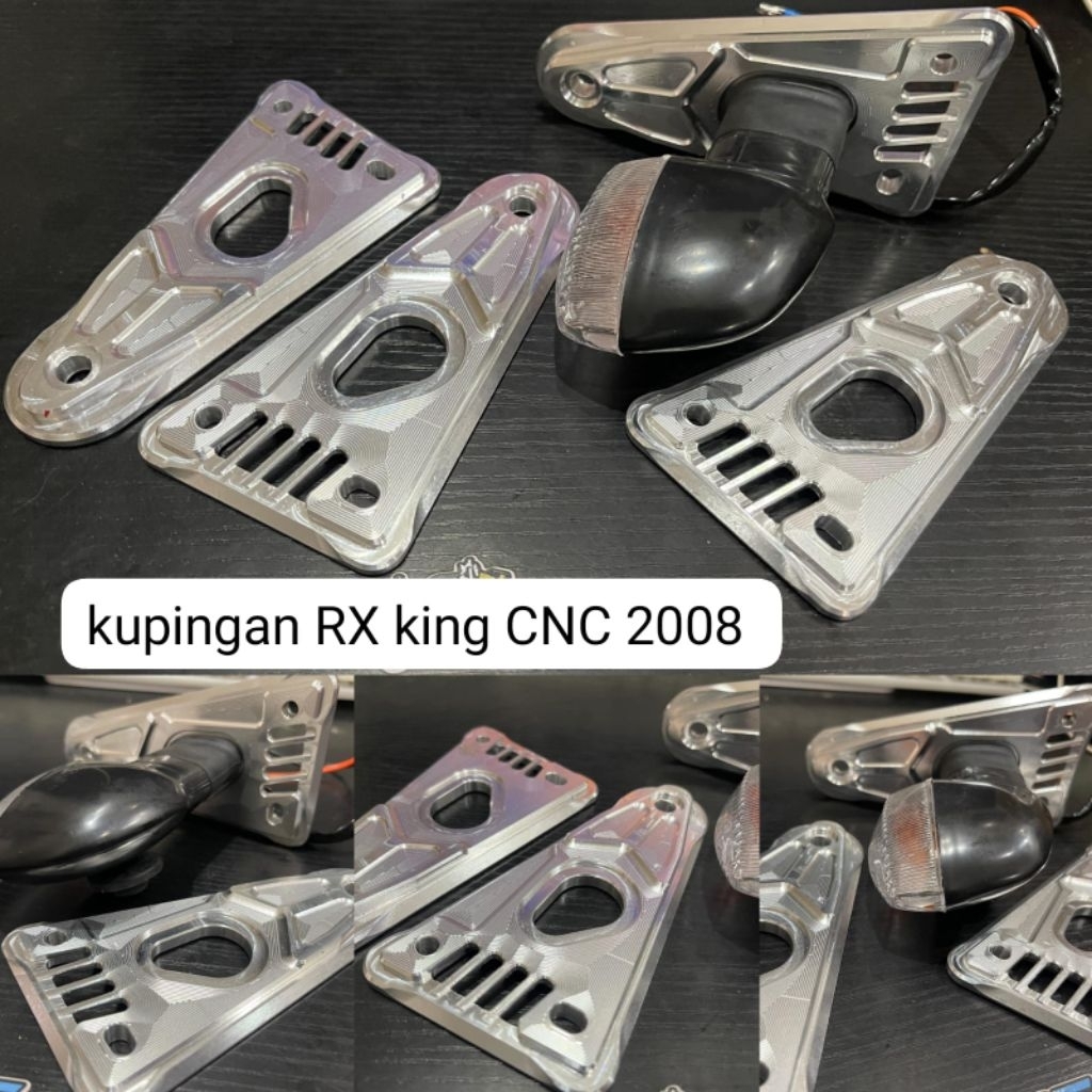 Kupingan lampu RX king 2008 2009 peredam cnc