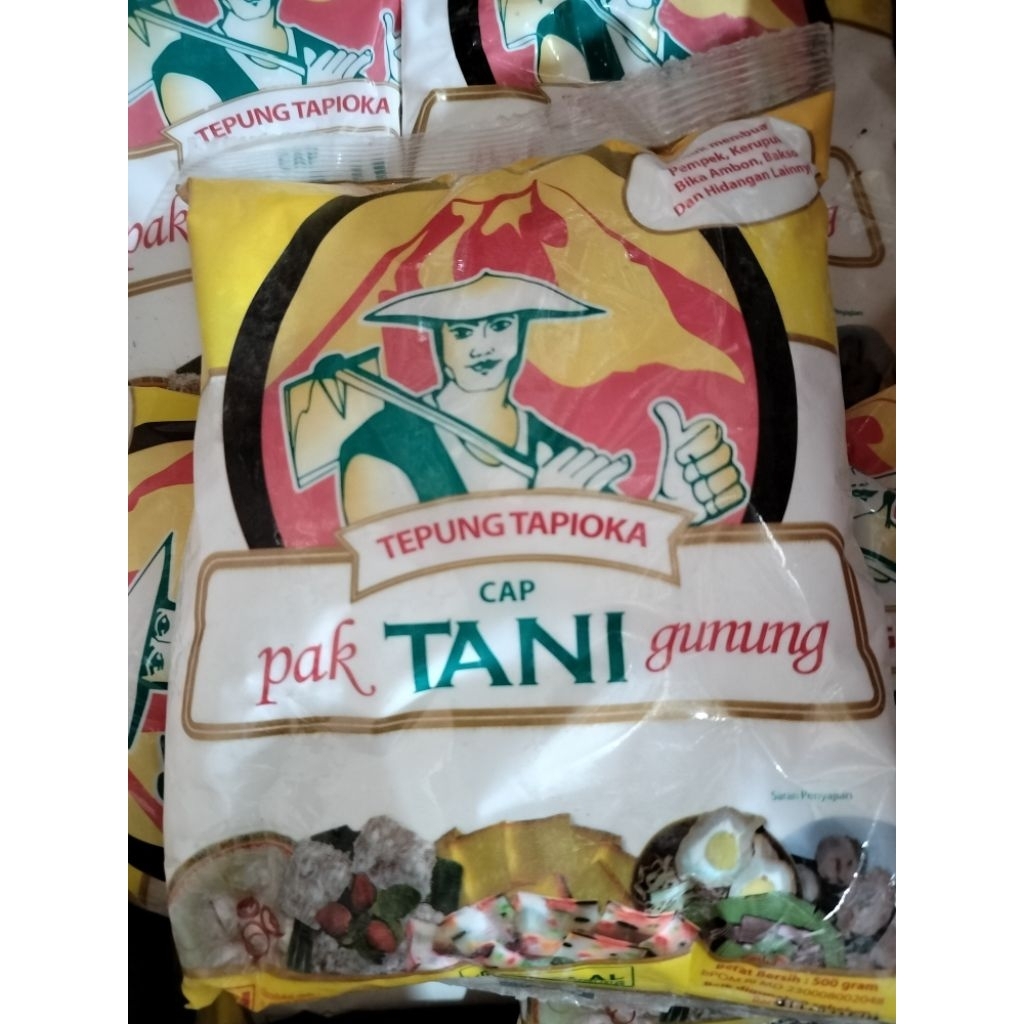 

Tepung Tapioka Cap Pak Tani Gunung 500gr